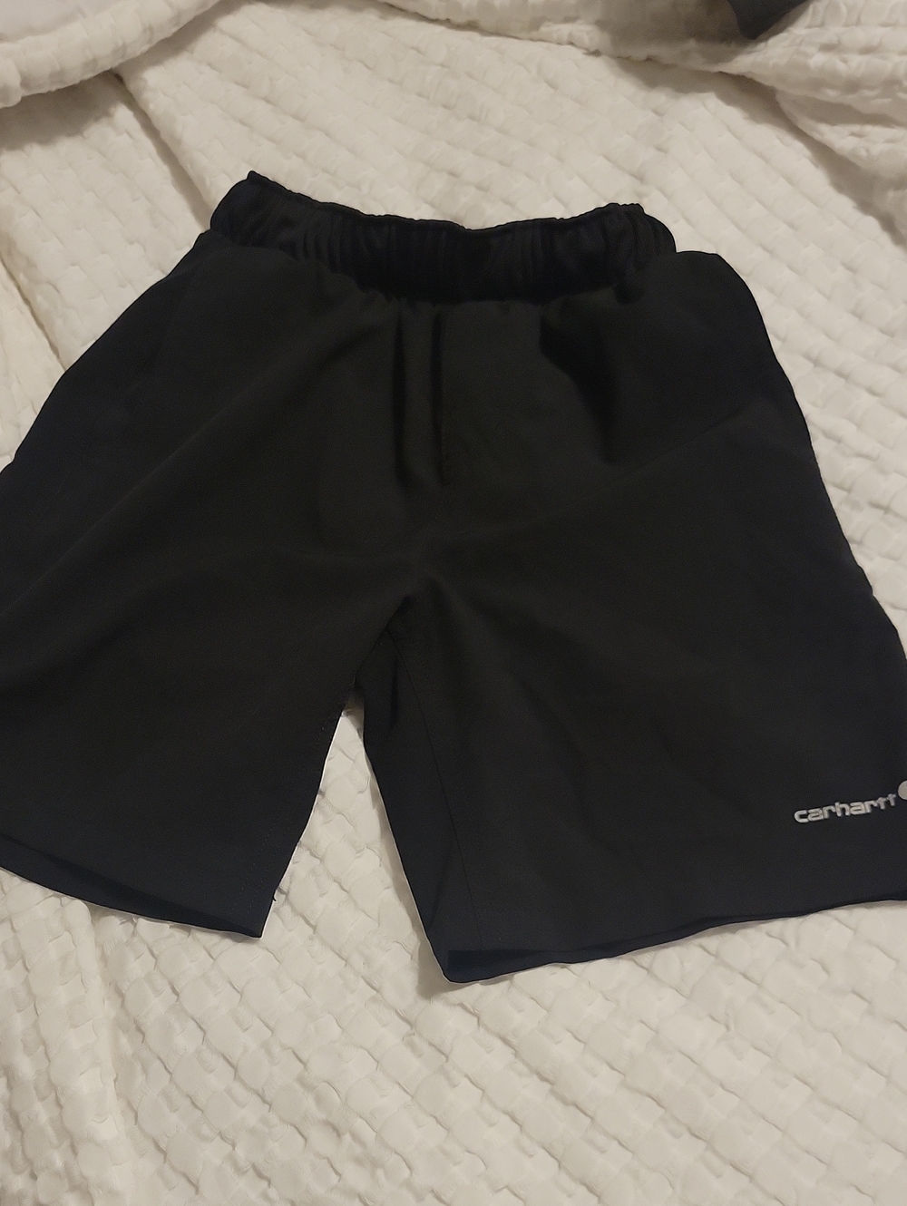 Carhartt Youth Size 10 Black Athletic Drawstring Shorts
